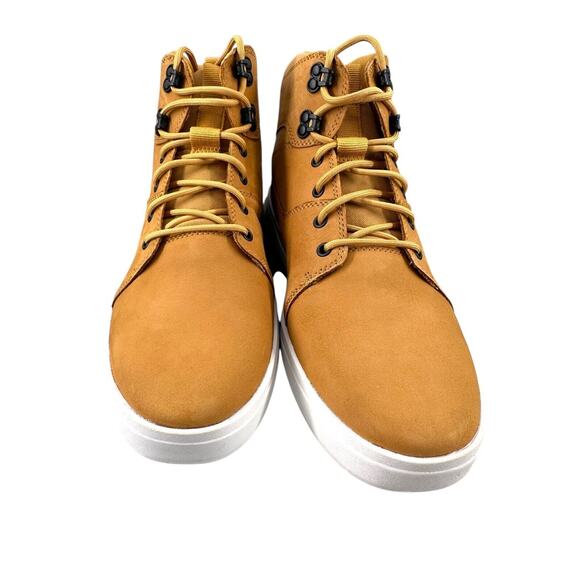NWB Timberland ReBOTL Davis Square Waterproof Wheat Leather Chukka Boots Sz 12 - Picture 9 of 13
